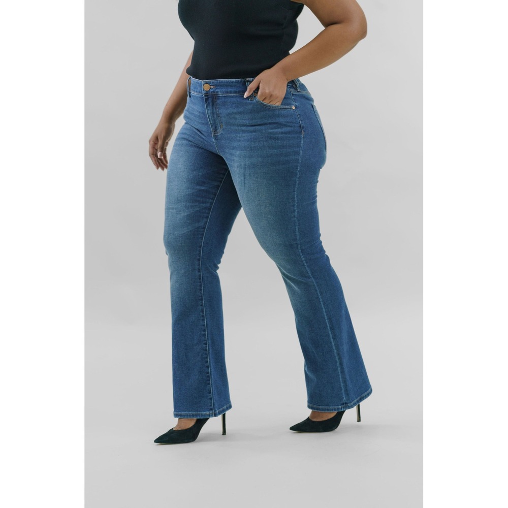 Liverpool Los Angeles Lucy Bootcut Jeans Eco Medium Wash Plus Size 20W New